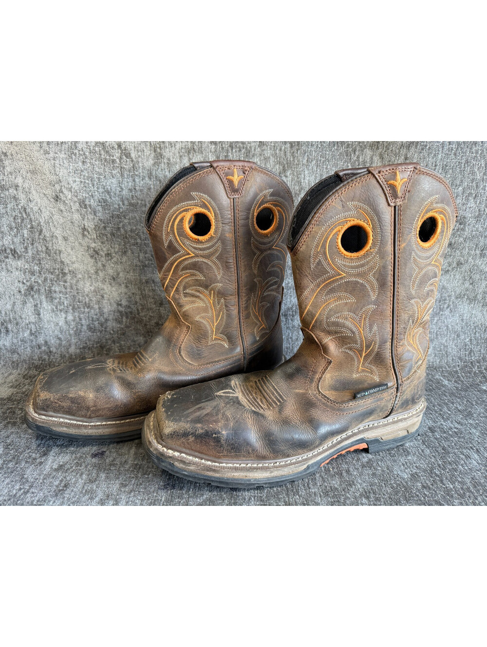 Dan Post Storms Eye Men's 11 W Waterproof Composite Toe Work Boots Brown DP59414